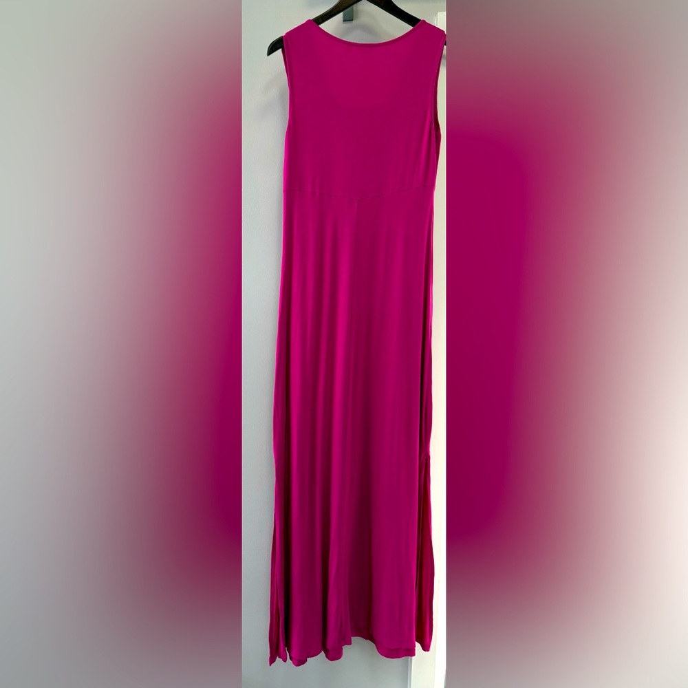 Thyme Vibrant Pink Maternity Dress